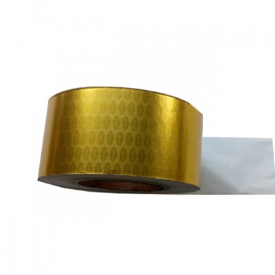 Soft Hardness Gold Color Aluminum Foil Rolls  For Chocolate Wrapping